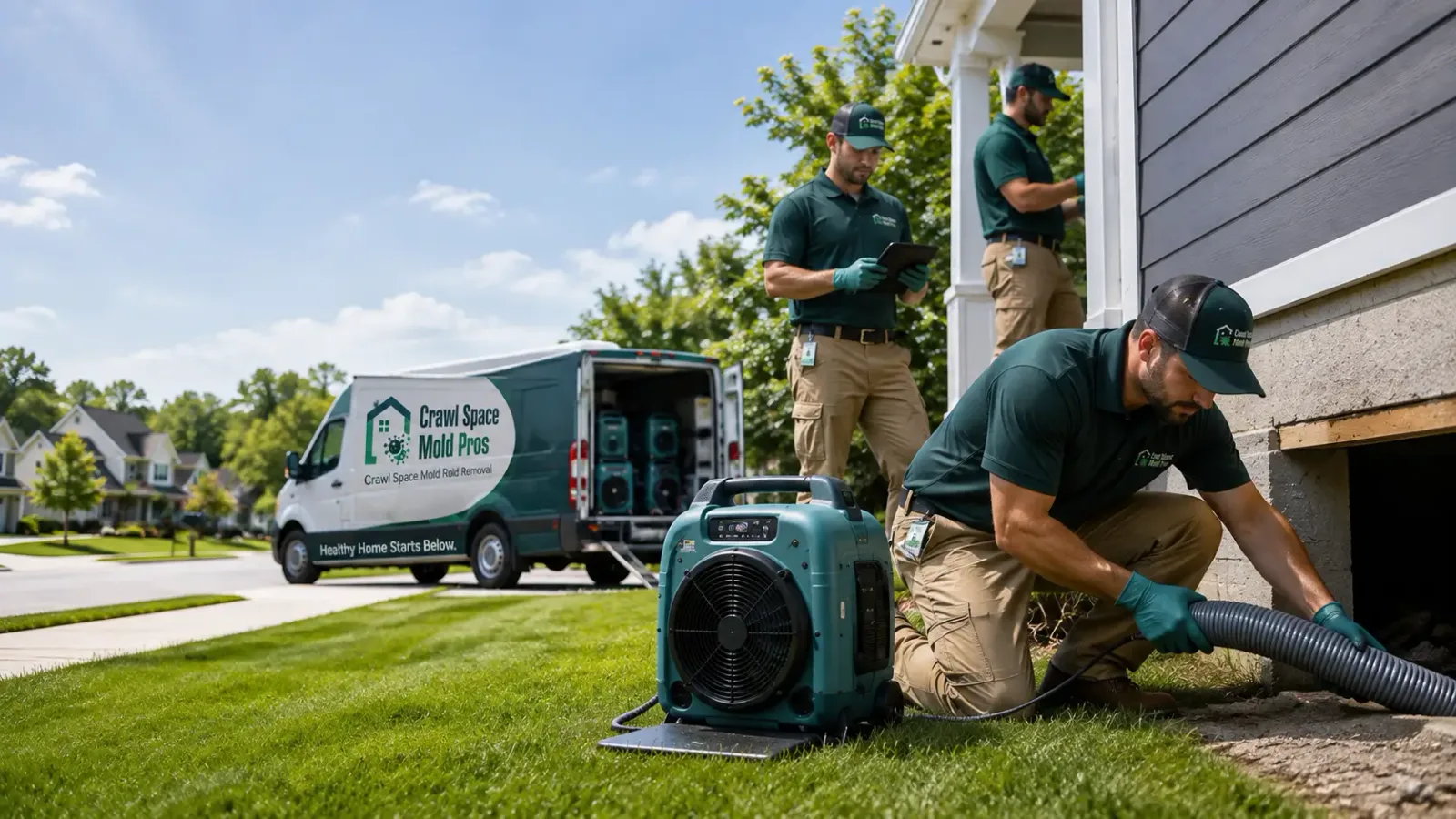 Crawl Space Mold Removal in Tiline, KY